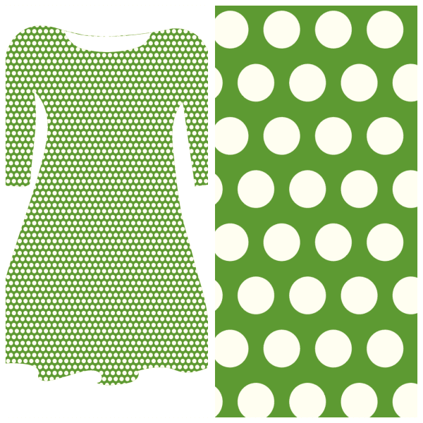 Pre-order - Bobbeez  Stip groen crème - katoen tricot