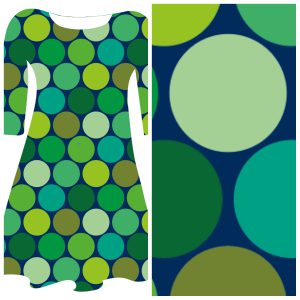 Bobbeez XL bollen groen - katoen tricot