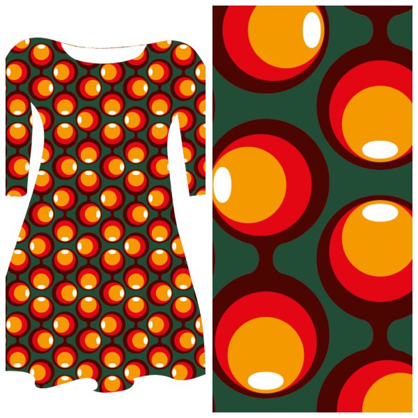 Bobbeez Retro bollen -  katoen tricot